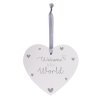 FS831: Baby Heart Plaque - Slight Defect